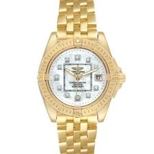 Breitling — Breitling Cockpit Lady Mother of Pearl Diamond Yellow Gold K71356 — Watch — resale