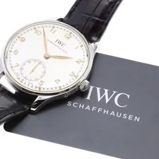 IWC — IWC Portugieser Handwind IW545408 44mm SS Silver Dial Hand-Winding #C3197 — Watch — resale