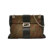 Fendi — Auth Fendi and Maxi Baguette Flap — Handbag — resale