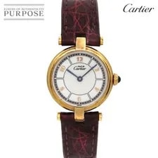 Cartier — Cartier Must Vendome Vermeil SM W1009854 SV925 Quartz Must Vendome — Watch — resale