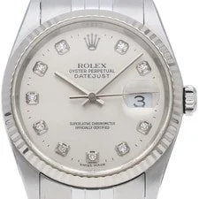 Rolex — Rolex Datejust 10P Diamond 16234G(Y) K18WG/Stainless Steel mensW... — Watch — resale