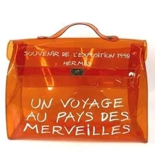 Hermès — Hermes Kelly Clear Transparent Brief — Handbag — resale
