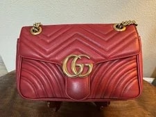 Gucci — Gucci GG Marmont and , With COA — Handbag — resale