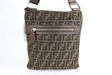 Fendi — Fendi Front Zip Flat Messenger Medium — Handbag — resale