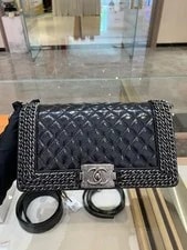 Chanel — Chanel Flap Crossbody Medium Chained Boy Enchained — Handbag — resale