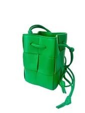 Bottega Veneta — Bottega Veneta Small Cassette Bucket Parakeet New — Handbag — resale