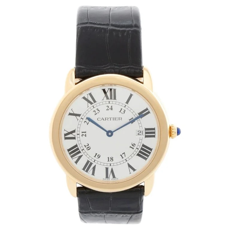 Cartier — Cartier Ronde Solo de 18K Yellow Gold and Stainless Steel W6700455 — Watch — resale
