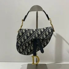 Dior — Dior Saddle Mini With Embellished Strap France — Handbag — resale