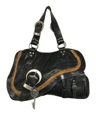 Dior — Christian Dior Gaucho Saddle From Japan — Handbag — resale