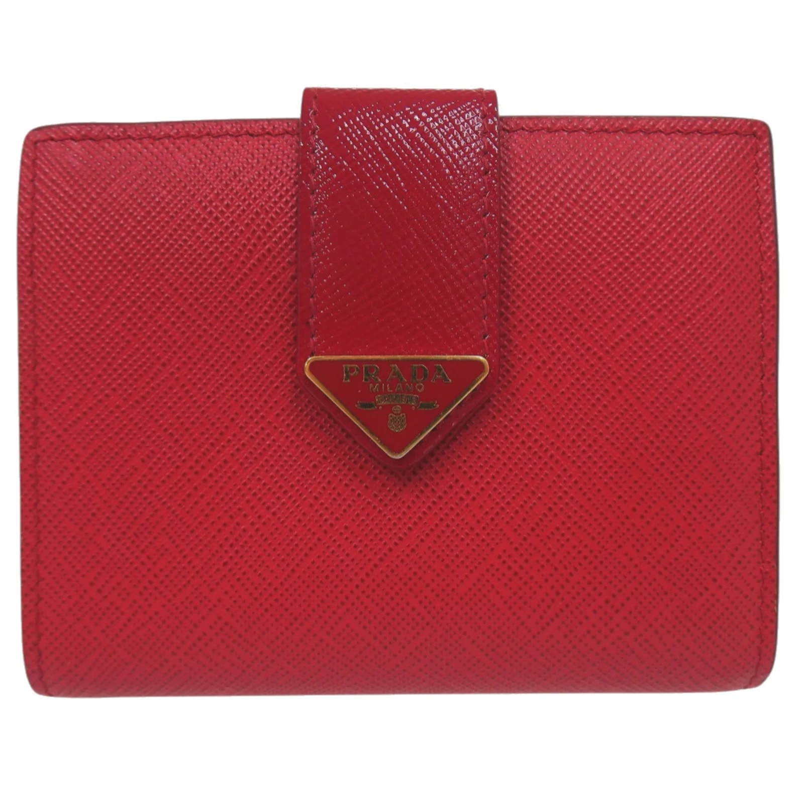 Prada — Prada Fuoco Color Wallet (Bi-Fold) — Handbag — resale