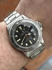 Rolex — 1972 Rolex Sea Dweller 1665 Double Red MK3 Dial Box Papers Arabic Date Serviced — Watch — resale