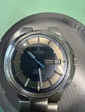 Omega — Omega Geneve Dynamic Automatic Stainless Steel Blue Dial — Watch — resale