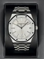 Audemars Piguet — 2024 Audemars Piguet Royal Oak 41mm 15510ST Stainless Steel White Dial — Watch — resale