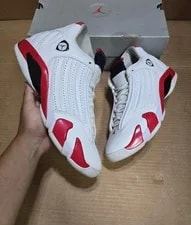 Air Jordan — Size 11 - Air Jordan 14 Retro 2019 Candy Cane — Sneaker — resale