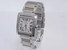 Cartier — Cartier Tank Francaise W51002Q3 2302 Stainless Steel 28mm Ivory Dial #WJW184 — Watch — resale