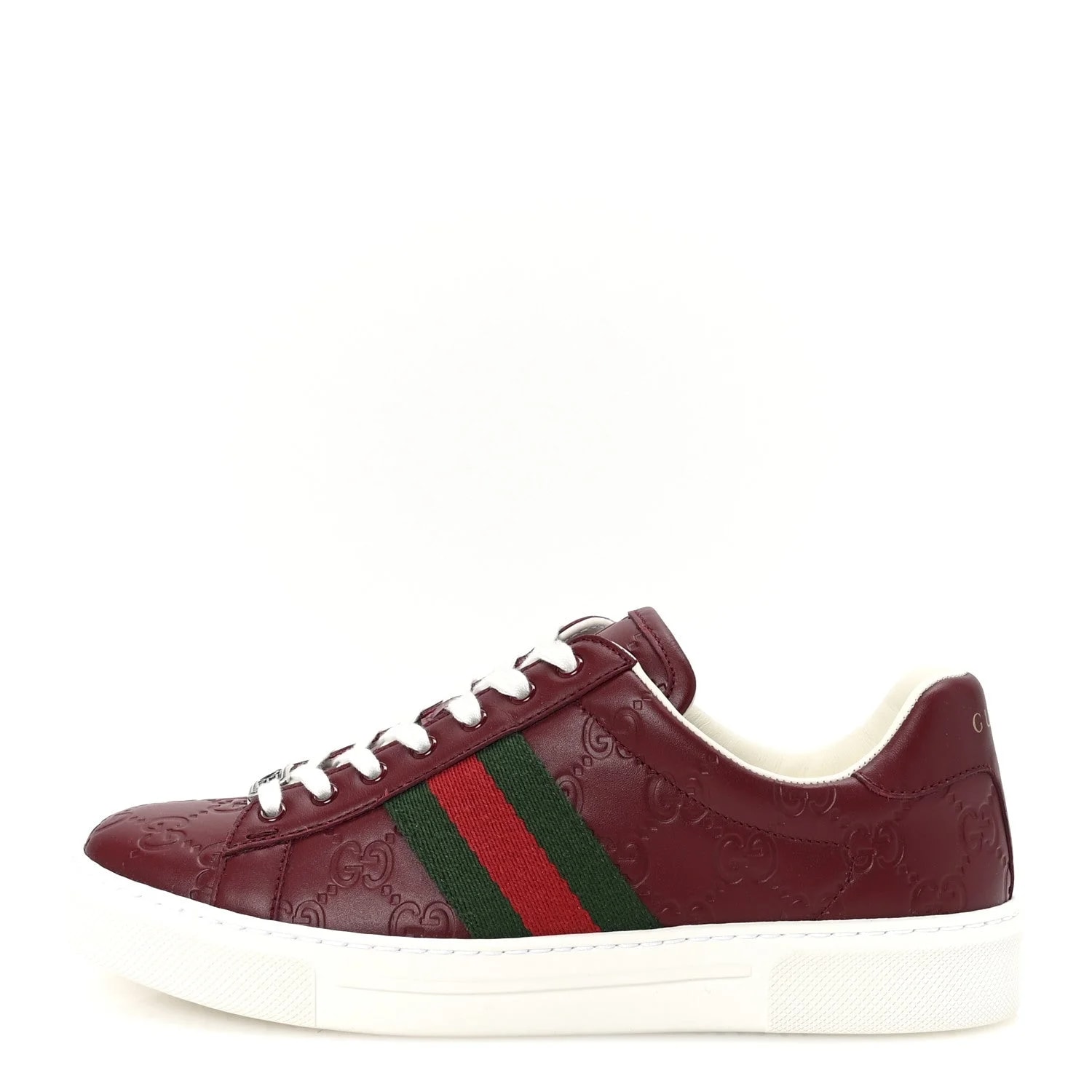 Gucci — GG Embossed Web Ace 36.5 Ancora — Sneaker — resale