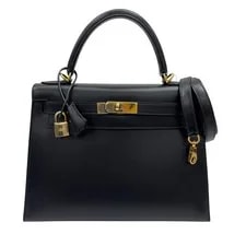 Hermès — Hermes Kelly 28 Hand V Outside Stitched 001848CC GHW — Handbag — resale