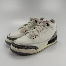 Jordan — Size 7 - Jordan 3 Retro Mid Reimagined GS Heavily Worn With Box — Sneaker — resale
