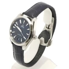 Omega — Omega Seamaster Aqua Terra Co-Axial Auto Date Blue 3SLMo1eb — Watch — resale
