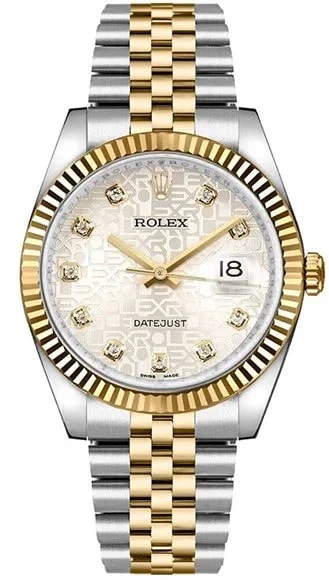 Worldofluxuryus — Rolex Datejust 36mm 18k Rose Gold & Stainless Steel — Watch — resale