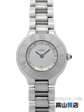 Cartier — Cartier Must W10109T2 / 1340 Stainless Steel 27mm Quartz With Papers #TW3394 — Watch — resale