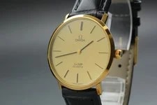 Omega — 1979 Near Omega de Ville 34mm 191.0044 Quartz Gold Dial — Watch — resale