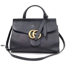 Gucci — Gucci GG Marmont Small Top Handle 2WAY 421890 129277936 — Handbag — resale