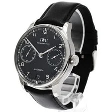IWC — IWC Portugieser Automatic IW500703 42mm SS Black Dial Automatic #C2522 — Watch — resale