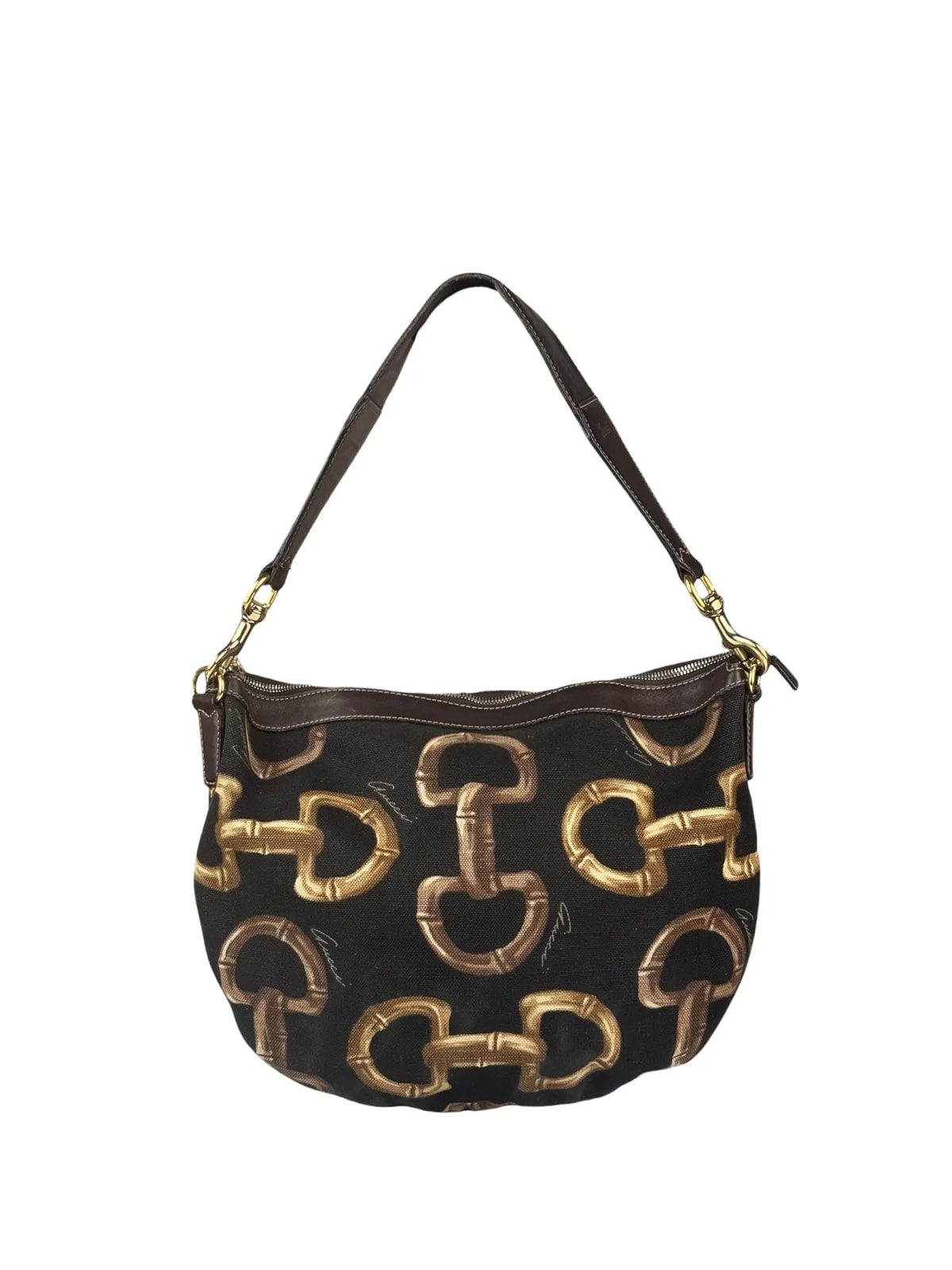 Gucci — Gucci / Trim Half-Moon Hobo — Handbag — resale