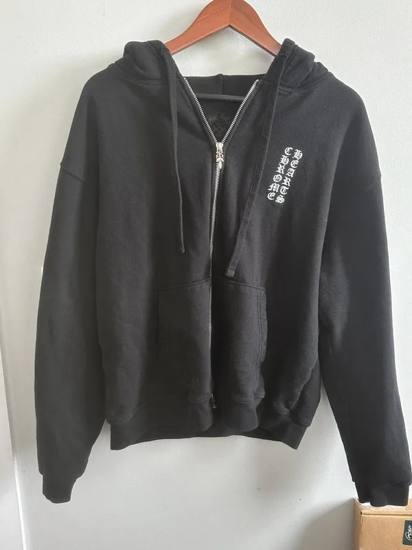 Chrome Hearts — Hearts Zip Sweatshirt Hoodie — streetwear — resale