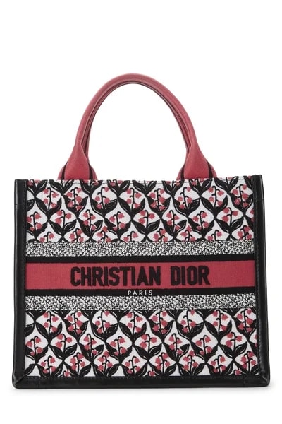 Dior — Floral Embroidered Book Tote Small — Handbag — resale