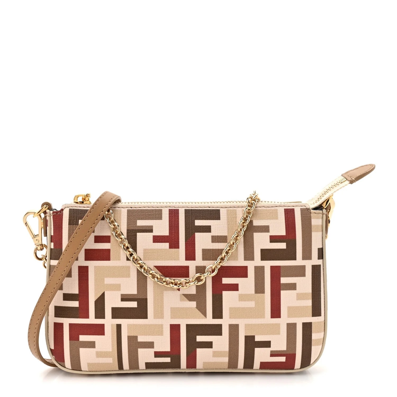 Fendi — Fabric Vitello Grace 1974 Baguette Grezzo Soft — Handbag — resale
