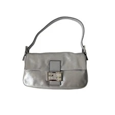 Fendi — ! Fendi Shimmering Baguette With Rhinestone Buckle — Handbag — resale