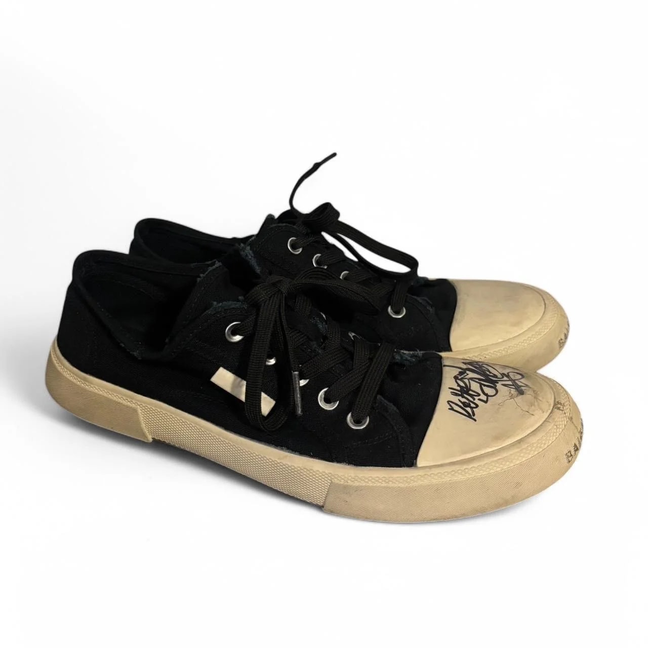 Balenciaga — Balenciaga Paris Lows Signed By Destroy Lonely — Sneaker — resale