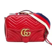 Gucci — Gucci GG Marmont 2WAY 498100 Doub — Handbag — resale