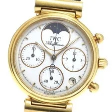 IWC — IWC Schaffhausen Da Vinci IW373501 K18YG Chronograph Quartz Watch_943327 — Watch — resale