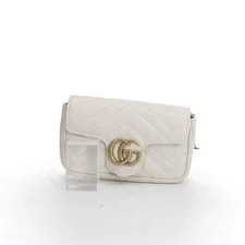 Gucci — Gucci GG Marmont Mini White Gold — Handbag — resale