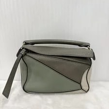 Loewe — Loewe Puzzle Mini Multitone Top Handle Crossbody Auth — Handbag — resale