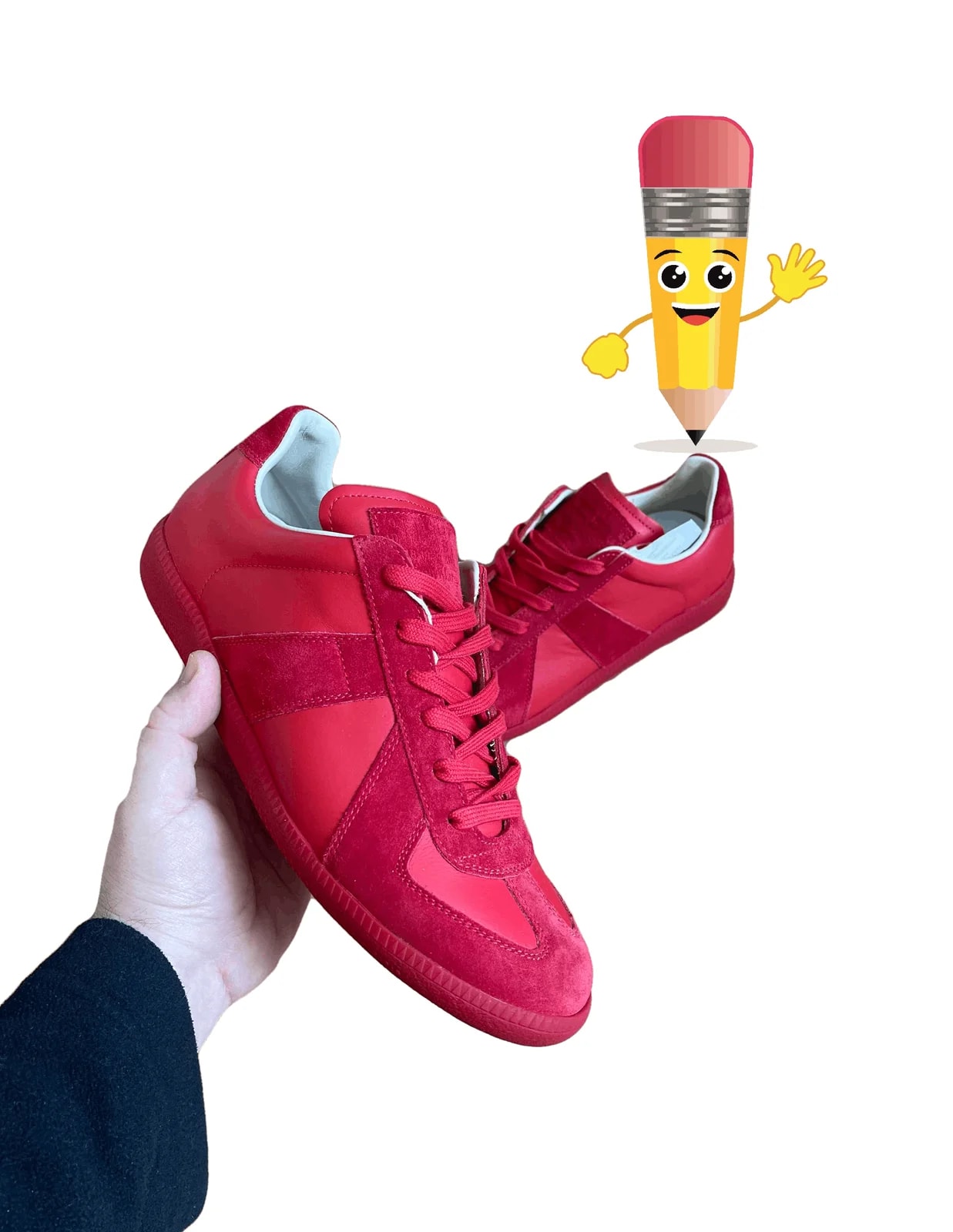 Maison Martin Margiela — Maison Martin Margiela MMM Low tTop Replica Sneaers Sz41 — Sneaker — resale