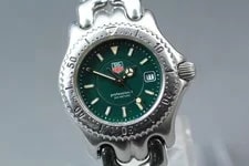 Tag Heuer — 【Exc+5】TAG Heuer WG1319 Quartz Green From Japan — Watch — resale