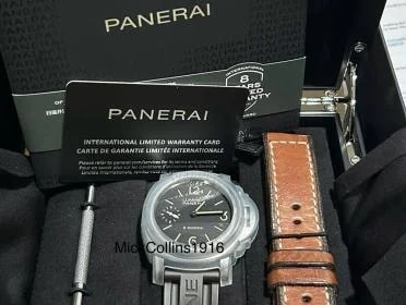 Panerai — Panerai Luminor Base 8 Giorni PAM 00915, , Warranty — Watch — resale