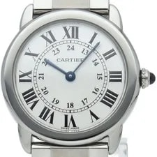 Cartier — Cartier Ronde SoloSM W6701004 Stainless Steel WomenWatch Silver — Watch — resale