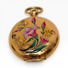 Patek Philippe — W/Box Patek Philippe Pocket 32mm 38 Grams 18K Yellow Gold Circa 1897 — Watch — resale