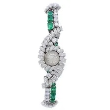 Jaeger-LeCoultre — Jaeger-LeCoultre White Gold Diamond and Emerald — Watch — resale