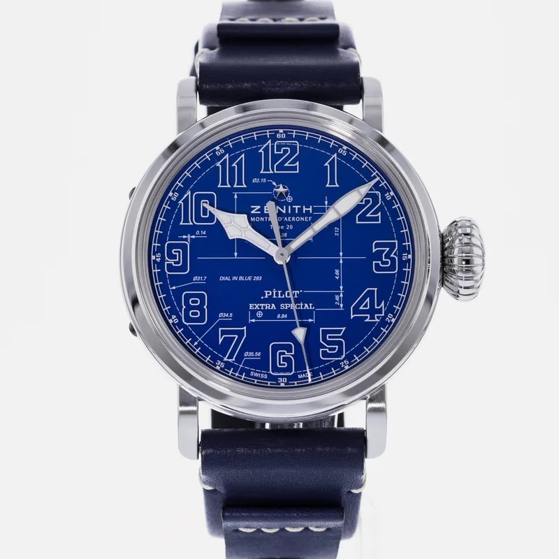 Zenith — Zenith Pilot Montre d'Aeronef Type 20 Blueprint Limited Edition 03.2435.679 — Watch — resale