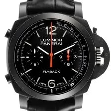 Panerai — Panerai Luminor Chrono Flyback Black Dial Ceramic PAM01298 Card — Watch — resale