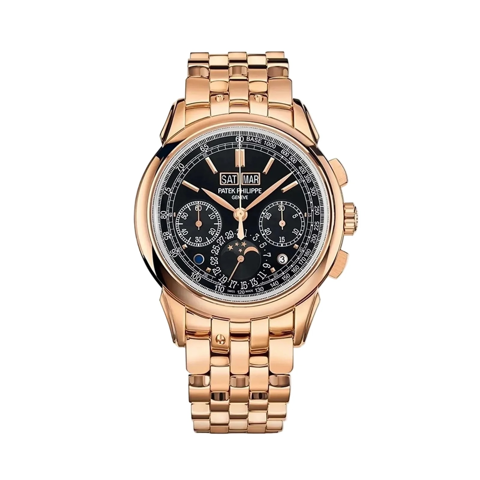 Worldofluxuryus — Patek Philippe Grand Complications Perpetual Calendar Chronograph 18K Rose Gold ’s — Watch — resale