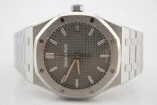 Audemars Piguet — Audemars Piguet Royal Oak 41mm Stainless Steel Auto Grey Dial 15500ST — Watch — resale