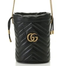 Gucci — Gucci GG Marmont Small Bucket 575163 #DB2091 — Handbag — resale