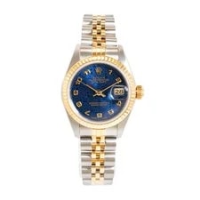 Rolex — Rolex Datejust 26MM 69173 Jubilee Anniversary Dial 18K Gold Steel — Watch — resale